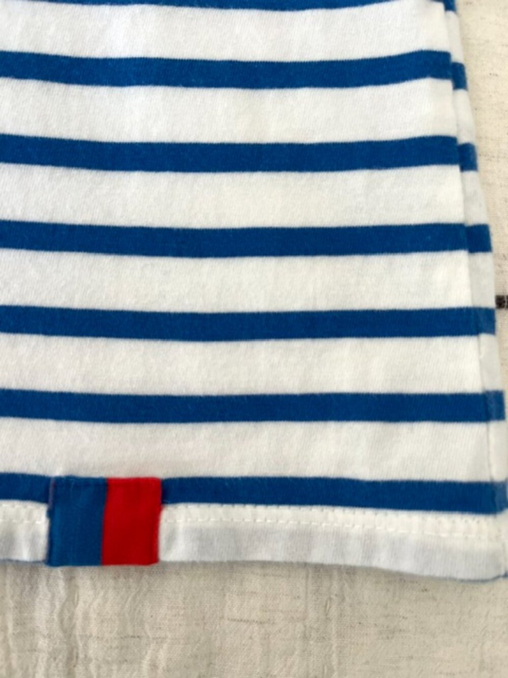 KULE Striped Modern Short Sleeve Tee | Size M - Picture 6 of 8